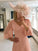 Genesis A-Line/Princess Chiffon Ruffles V-neck 3/4 Sleeves Tea-Length Mother of the Bride Dresses SJSP0020295