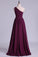 Bridesmaid Dresses A Line One Shoulder Floor Length With Ruffle
