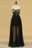 New Arrival Sweetheart Chiffon With Beading A Line Prom Dresses