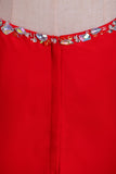 Prom Dresses Sheath Split Front Floor Length One Shoulder Color Red