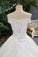 Cheap Wedding Dresses Tulle Lace Up With Appliques And Rhinestones Ball Gown
