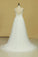 Sexy Open Back A Line Wedding Dresses Spaghetti Straps Tulle With Applique And Sash