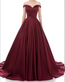 Elegant Prom Dress Sleeveless Prom Dress Burgundy Evening Dress Evening Party Dress JS212
