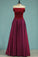 A Line New Arrival Off The Shoulder Taffeta With Beaded Floor-Length