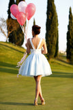 Straps Mini Party Dresses Romantic Homecoming Dresses Graduation Dress