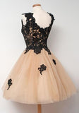 Off-the-Shoulder Black Lace Sweet 16 dresses Lace Prom Dresses JS965