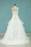 Wedding Dresses Mermaid Sweetheart Tulle With Applique