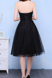 New Arrival Homecoming Dresses Sweetheart Tulle With Applique And Cape