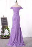 New Arrival Off The Shoulder Lace Mother Of The Bride Dresses Floor Length
