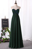 Gorgeous Prom Dresses Sweetheart A Line Chiffon With Beadings