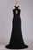 Sexy Open Back Prom Dresses Halter  Sheath Spandex With Slit