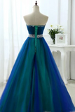 SweetHeart Neckline Rhinestones Sash Prom Dresses (Uchangeable Lining SJSPZ1CDD59