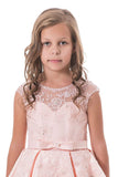 A Line Flower Girl Dresses Scoop Satin With Applique And Sash Floor Length