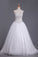 Sweetheart Tulle Wedding Dresses A Line With Beading Court Train