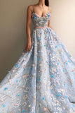 Spaghetti Straps Long Elegant Amazing Princess Prom Dresses Fashion Dresses