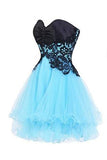 Sweetheart Bridesmaid Short Prom Homecoming Party Dresses For Juniors JS216