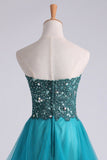 Homecoming Dress Sweetheart A Line With Applique And Beads