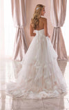 New Arrival Sweetheart A Line Wedding Dresses With Applique Tulle