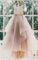 Backless Glamorous Ball Gown Lace Puffy Tulle Long Sexy Evening Gowns For Teens Juniors Dress JS87