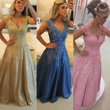 Gorgeous A-line Sweetheart Short Sleeve Backless Sweetheart Cheap Lace Prom Dresses