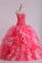 Bicolor Ball Gown Quinceanera Dresses Sweetheart Pleated Bodice With Beads And Applique