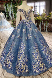 Prom Dresses Scoop Long Sleeves Lace Up Back Sequins Appliques