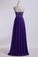 Sweetheart Empire Waist A-Line Prom Dress With Beads Floor-Length Chiffon