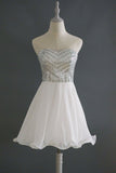 New Arrival Homecoming Dresses Sweetheart A Line Chiffon Short