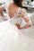 Wedding Dresses V Neck Sheath With Applique Long Sleeves Detachable Train