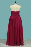 Asymmetrical Bridesmaid Dresses Sweetheart Ruched Bodice A Line