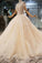 Off-The-Shoulder Ball Gown Lace Lace Up Back Royal Train Wedding Dress