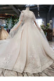 Ball Gown Wedding Dresses Off The Shoulder Top Quality Tulle Beading