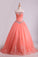 Quinceanera Dresses Ball Gown Strapless Tulle With Applique Floor Length