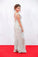 A-Line Straps Beading Grey V Neck Sleeveless Chiffon Prom Dresses Long Evening Dresses P1074
