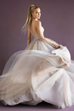 New Style Charming New Fashions Grey Tulle Evening Dress Elegant Prom Gowns for Spring Teens JS143