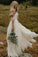 A Line Chiffon Ivory Off the Shoulder Sweetheart Beach Wedding Dresses JS581