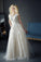A Line Tulle Ivory Sweetheart Lace Wedding Dresses Appliques Wedding Gowns PW502