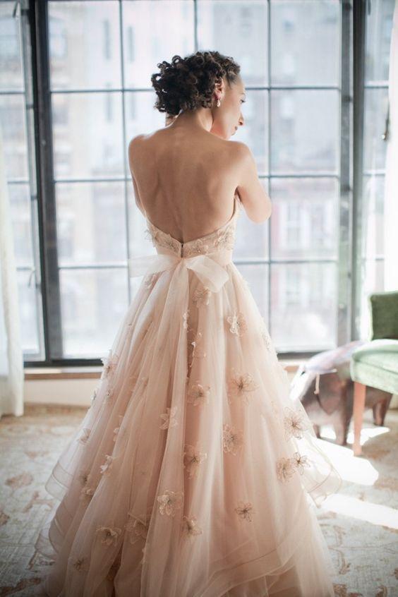 Beautiful Sweetheart Long Open Back Elegant Wedding Dresses Bridal Dresses JS734
