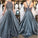 Chic A-line Halter Flowy Prom Dresses Long Beads Chiffon Sleeveless Evening Dresses JS413
