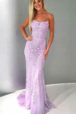 Elegant Spaghetti Straps Sky Blue Mermaid Backless Scoop Pageant Prom Dresses JS93