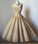 A-Line Straps Tea-Length Sleeveless Organza Homecoming Dresses with Appliques JS967