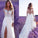 Long Sleeves Wedding Dresses A Line Lace Simple Wedding Party Dresses