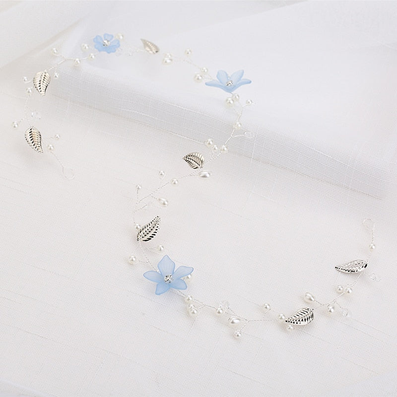 Crystal Headbands Wedding Hair Accessories Handmade Hair Decoration Flower Leaf headpieces