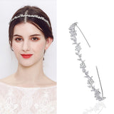 Fashion Crystal Elegant Leaf Design Headpiece Hair Accessories