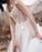 A Line Tulle Open Back Butterfly Sleeveless Long Prom Wedding Dresses Prom Dresses