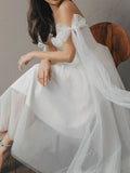 Wedding Dresses A Line Tulle Special Short Wedding Party Dresses