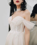 Fairy Sweetheart A Line Lace Long Ivory Sexy Wedding Dresses
