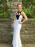 Column Scoop Floor-length Chiffon Prom Dress Evening Dress