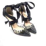 High Heels with Lace Evening Party Shoes