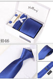 Dark Royal Blue Tie Set  JS0035